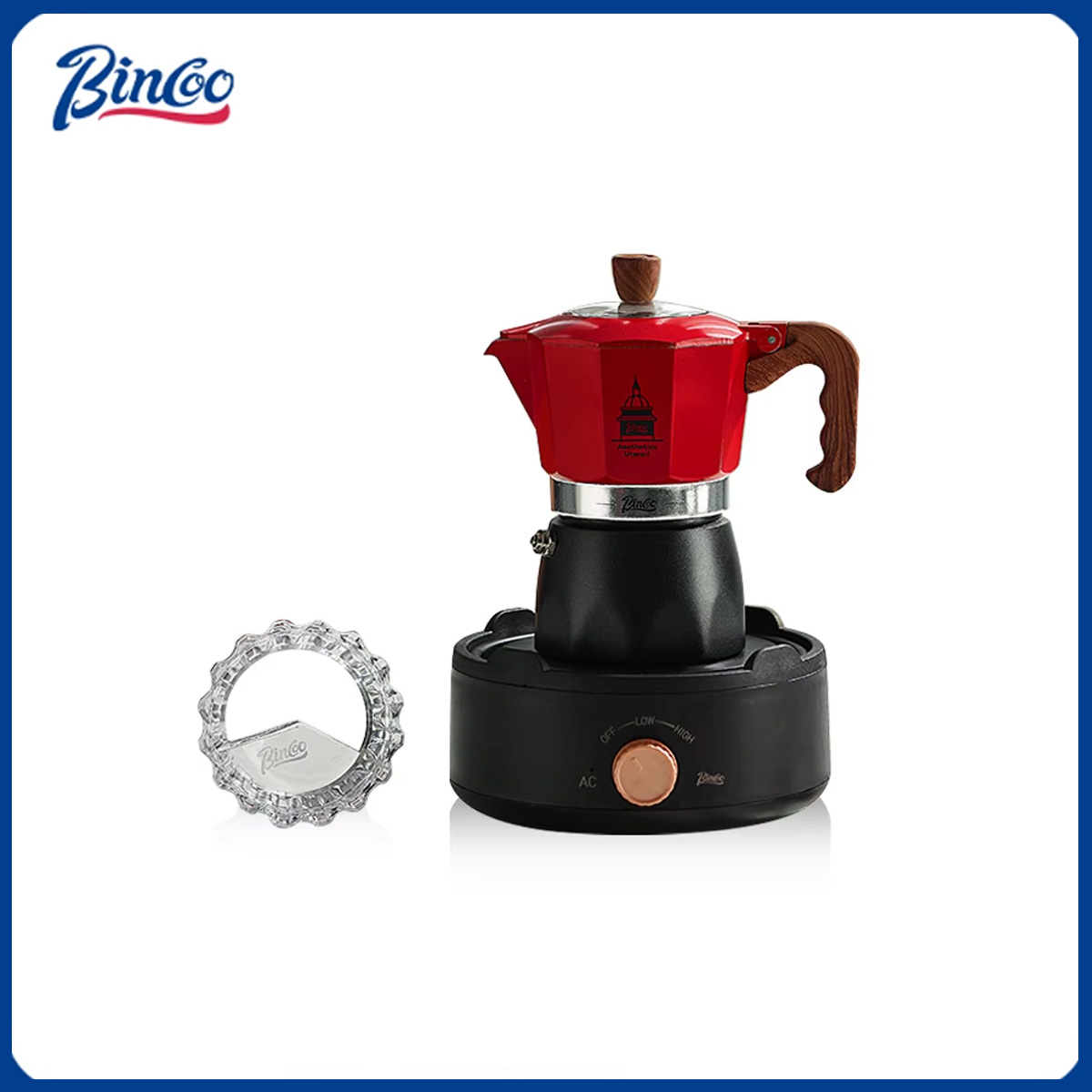 Moka Pot Stove - Bincoo двойной клапан кофе мока горшок