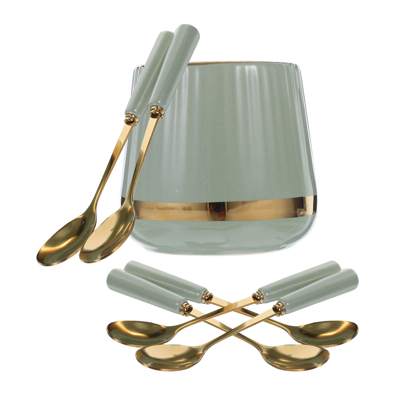 Coffee Tea And Sugar Set - Набор из 7 кофейных ложек, мини-десертные