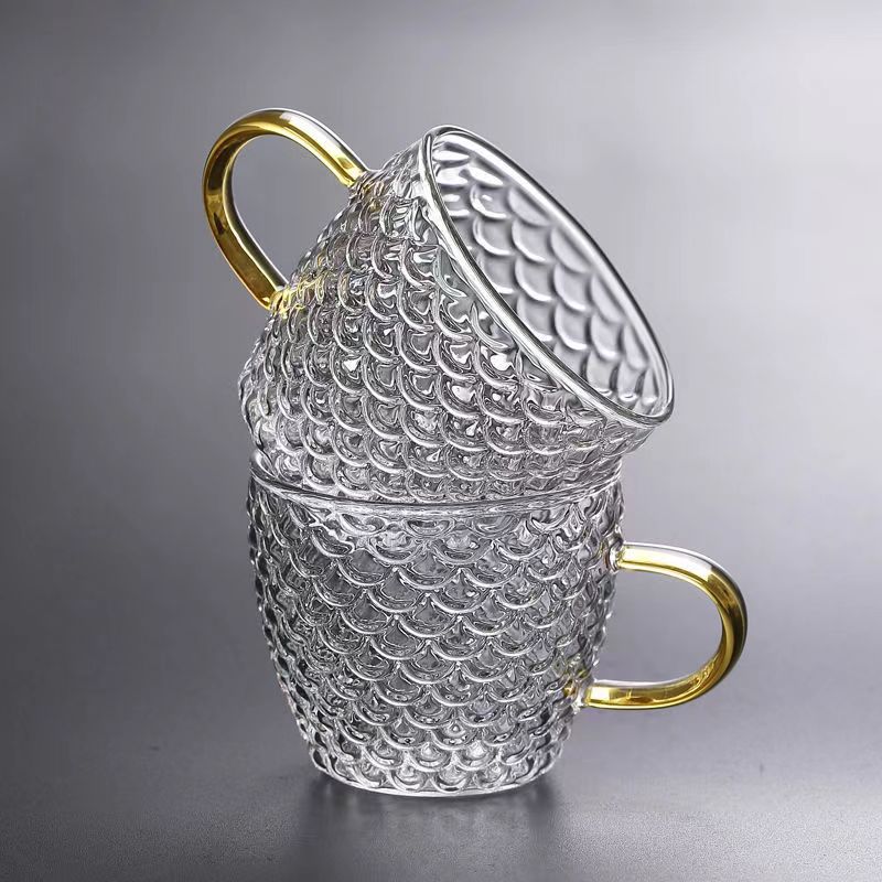Coffee Tea And Sugar Set - Стеклянные чайные чашки, маленькие чашки, домашний