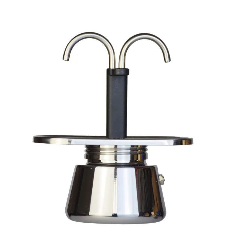 Moka Pot Stove - Мини-кофейник из нержавеющей стали, 200 мл
