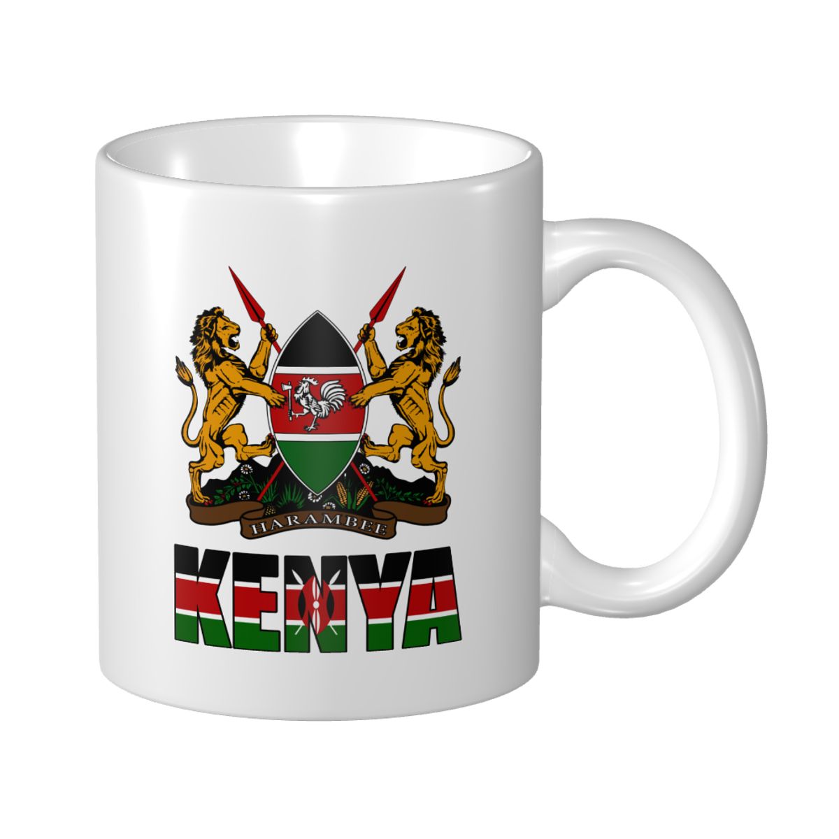 Coffee Tea Kenya - Кружка Mark Cup с буквенным флагом