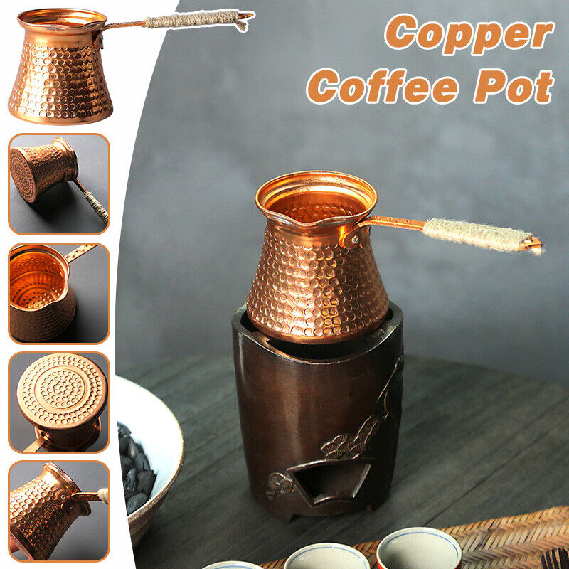 Moka Pot Stove - Кофейник, античная медь, турецкий медный кофейник,