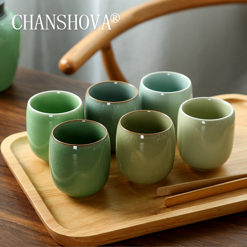Coffee Tea And Sugar Set - CHANSHOVA-Фарфоровый набор чайных чашек, традиционный китайский