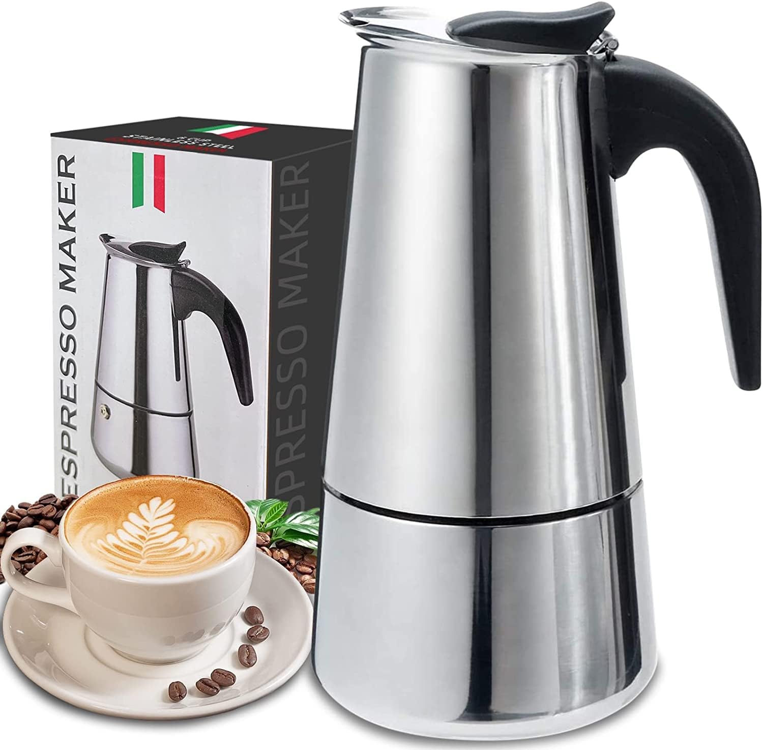 Moka Pot Stove - 4/6/9 чашек Moka Pot Caffe Machine