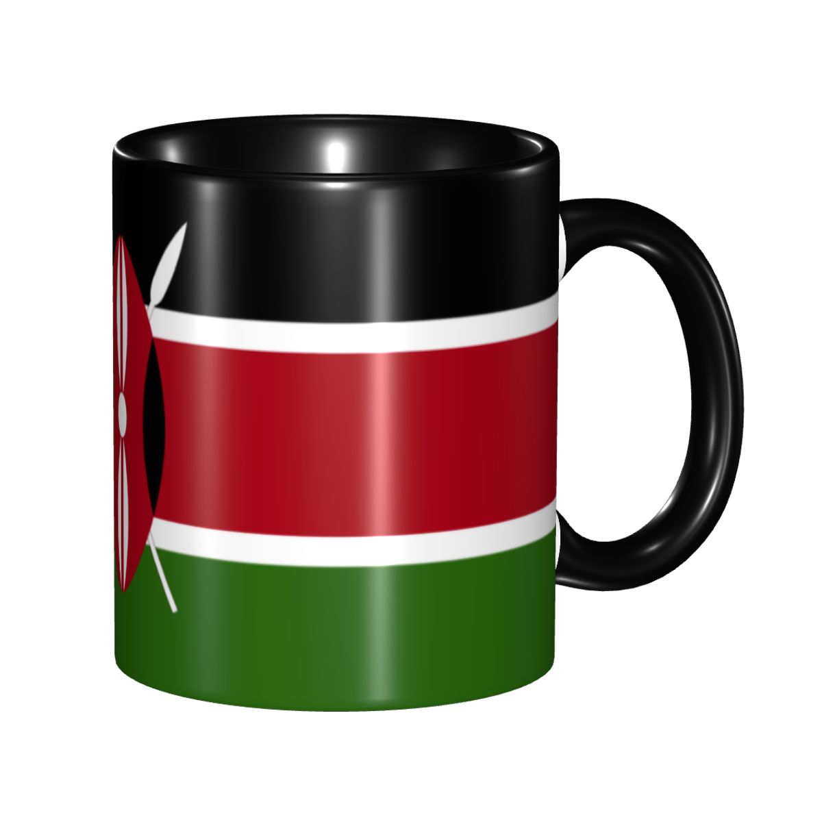 Coffee Tea Kenya - Кофейная кружка с флагом Кении, сделай