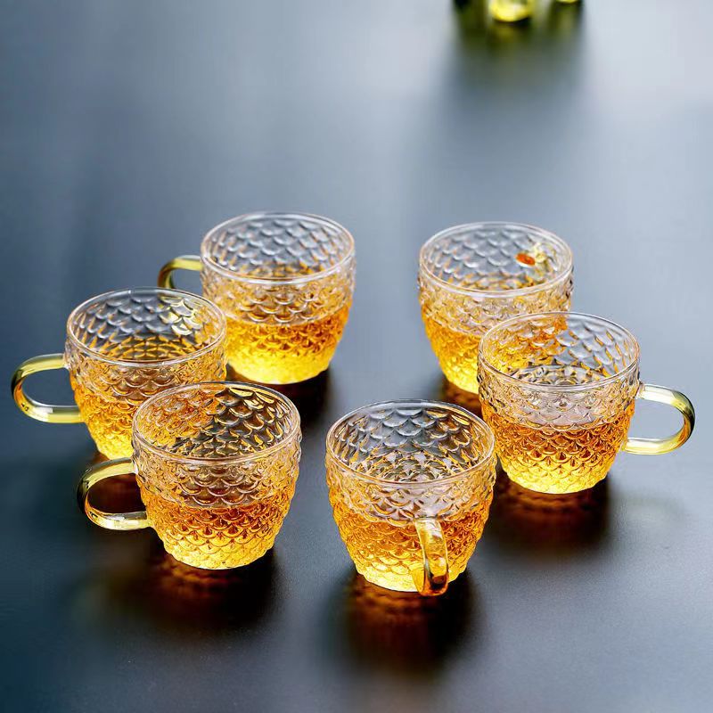 Стеклянные чайные чашки, мален – обзор и цена Coffee Tea And Sugar Set