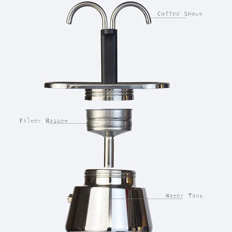 Мини-кофейник из нержавеющей с – обзор и цена Moka Pot Stove