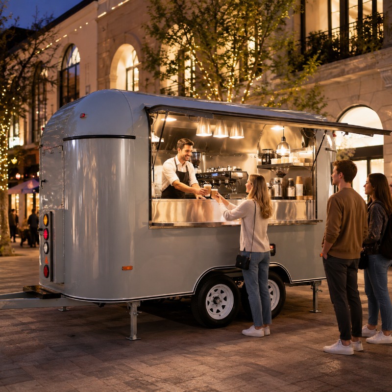 Мобильный фудтрак с полностью  – обзор и цена Coffee Tea Equipment