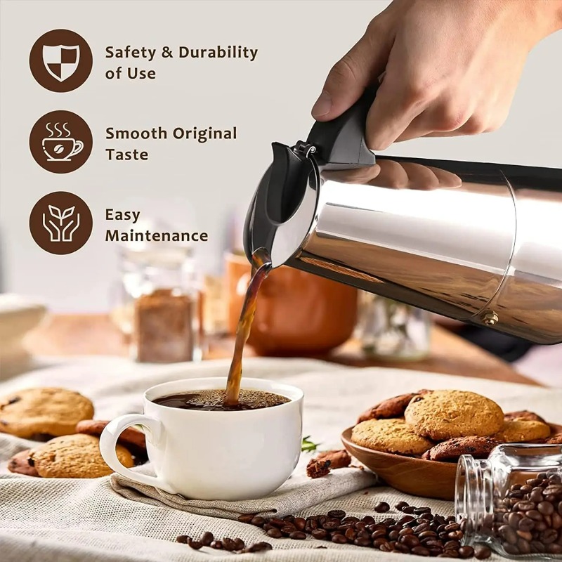 Кофеварка-мока на 6 чашек из н – обзор и цена Moka Pot Stove