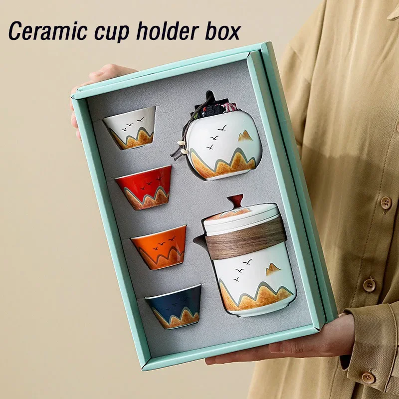 Подарочная коробка, керамическ – обзор и цена Coffee Tea And Sugar Set
