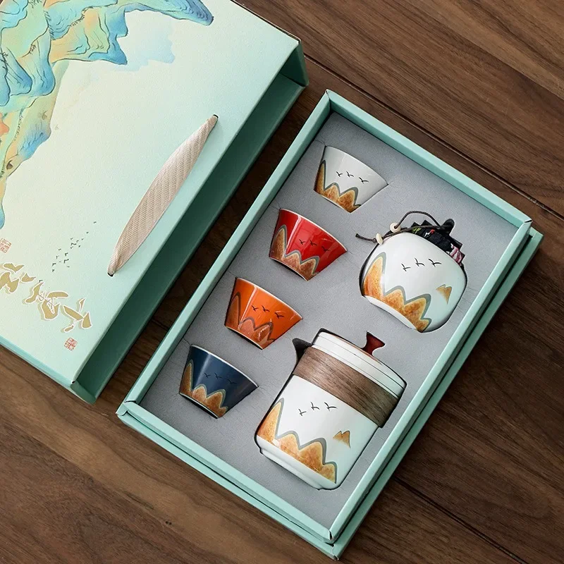 Подарочная коробка, керамическ – обзор и цена Coffee Tea And Sugar Set