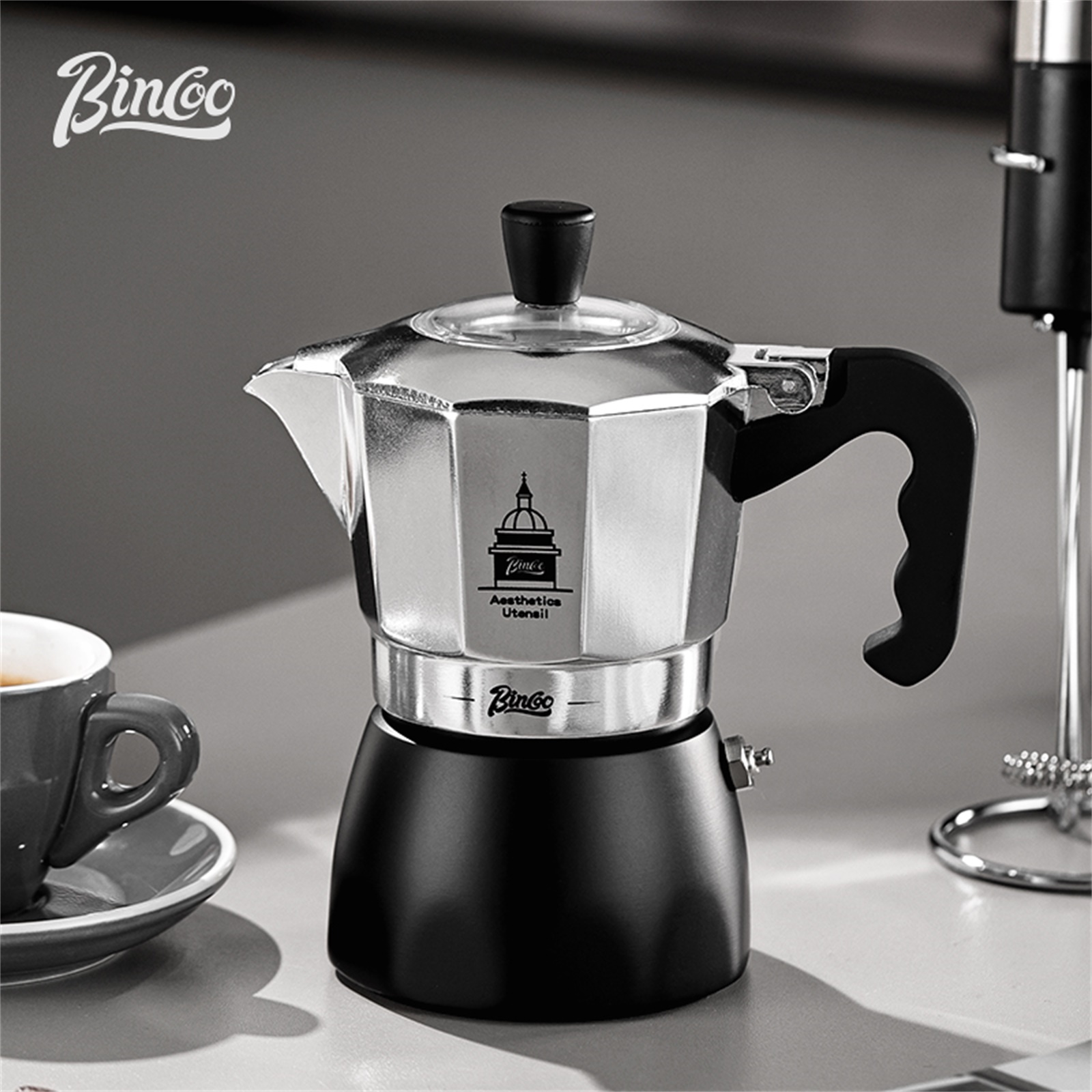 Мока-горшок BINCOO с двойным к – обзор и цена Moka Pot Stove