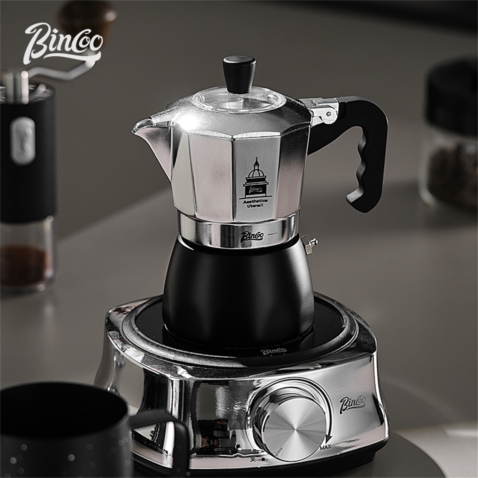 Мока-горшок BINCOO с двойным к – обзор и цена Moka Pot Stove